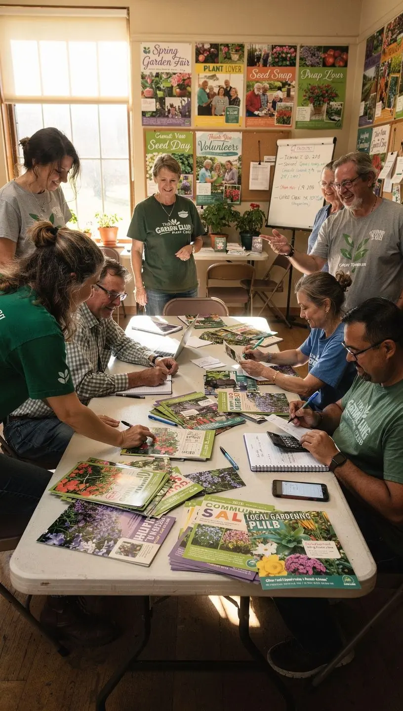 Effective space utilization in community gardens.