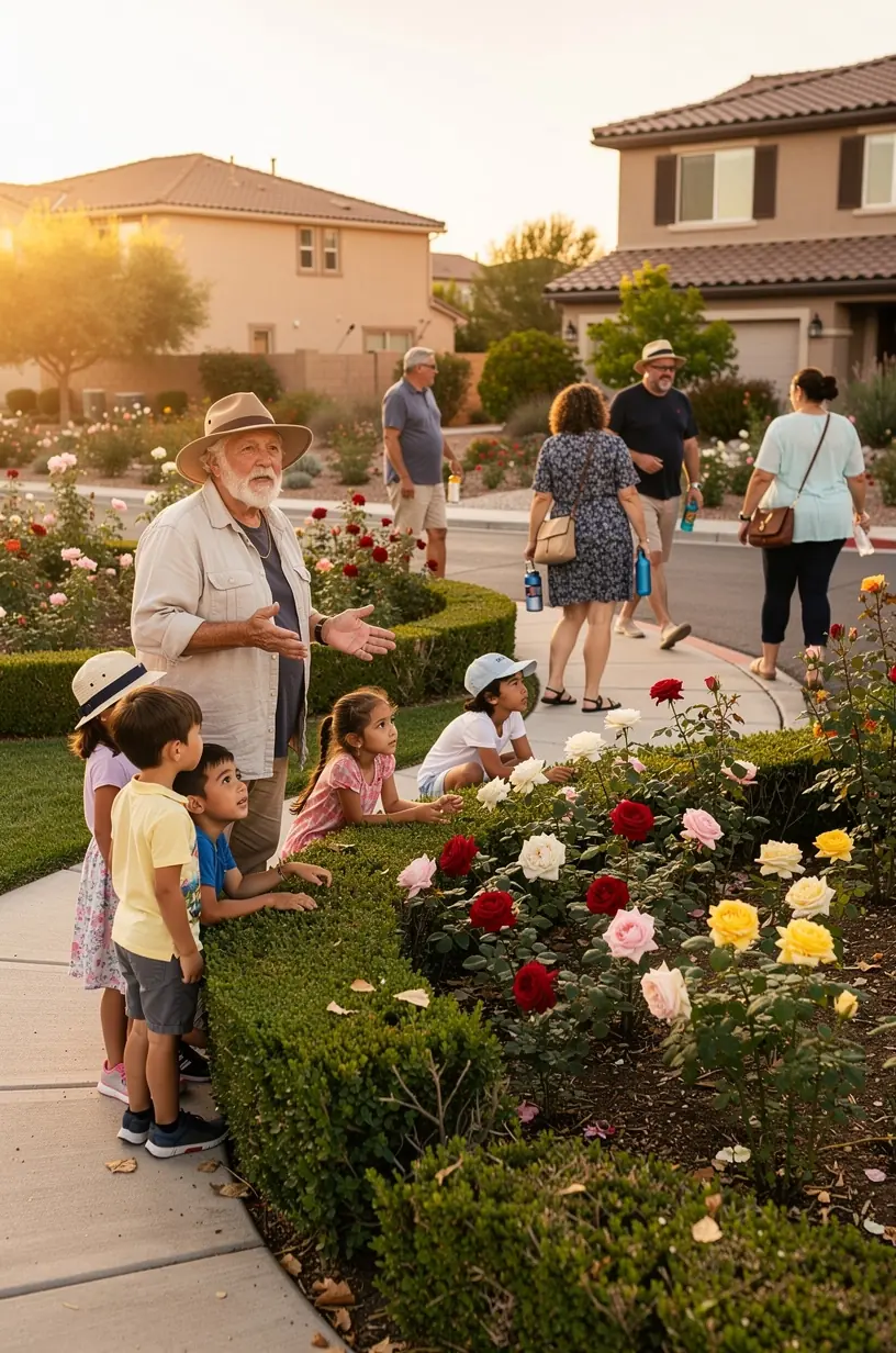 Welcoming gardening club space with workshops and plant exchanges