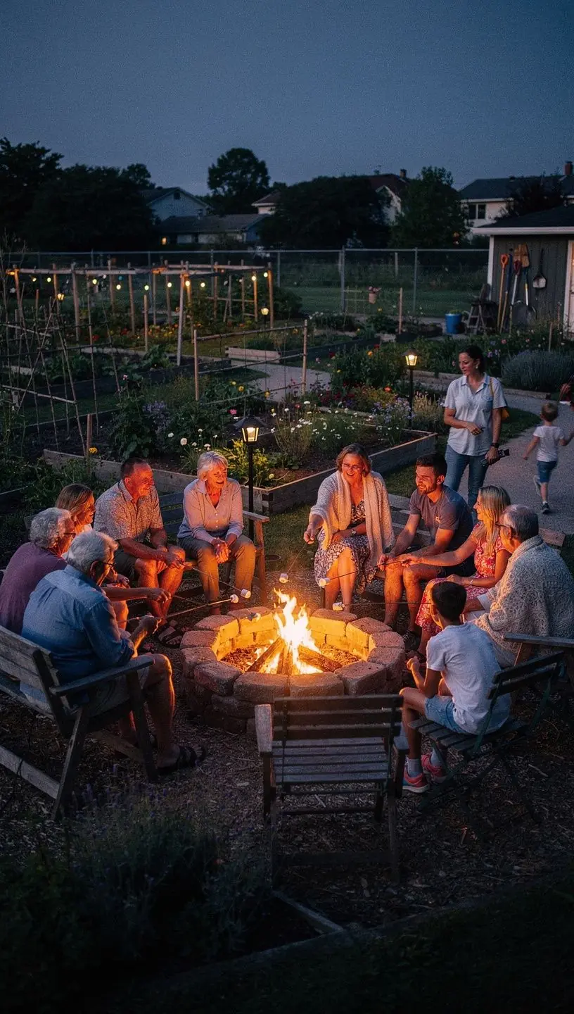 Gardening workshop setup with plants and tools